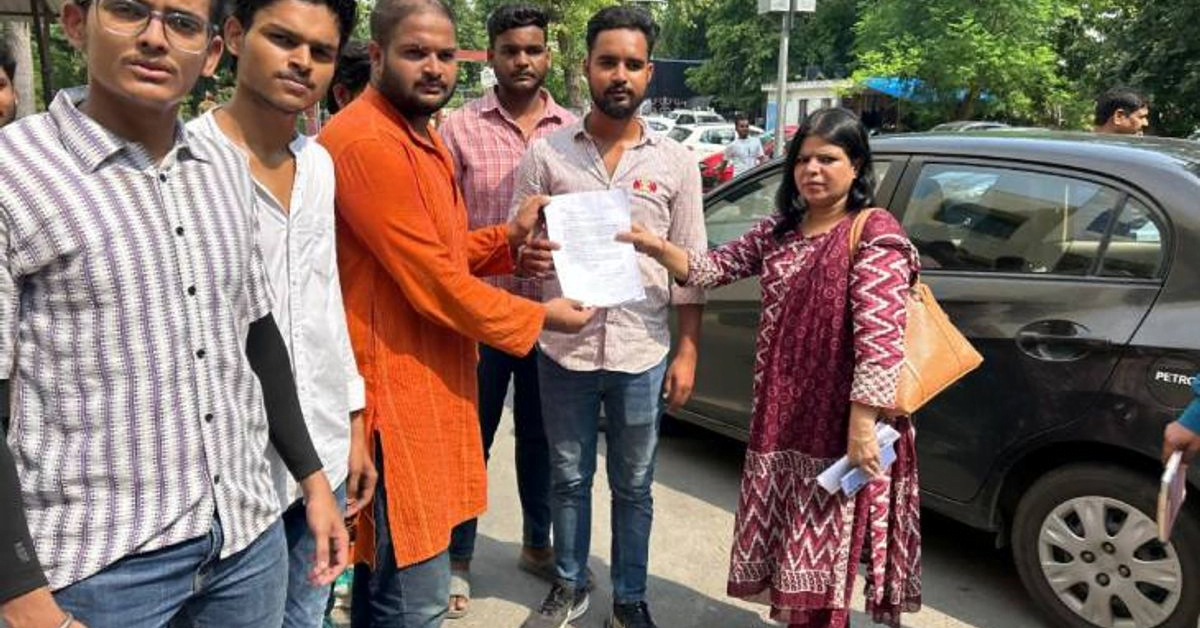 छात्रवृत्ति पोर्टल में आ रही समस्या को लेकर दिया ज्ञापन