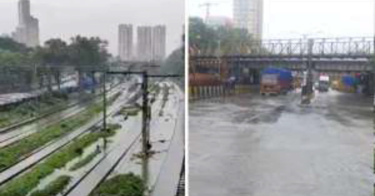 मुंबई में भारी बारिश से जनजीवन अस्त-व्यस्त