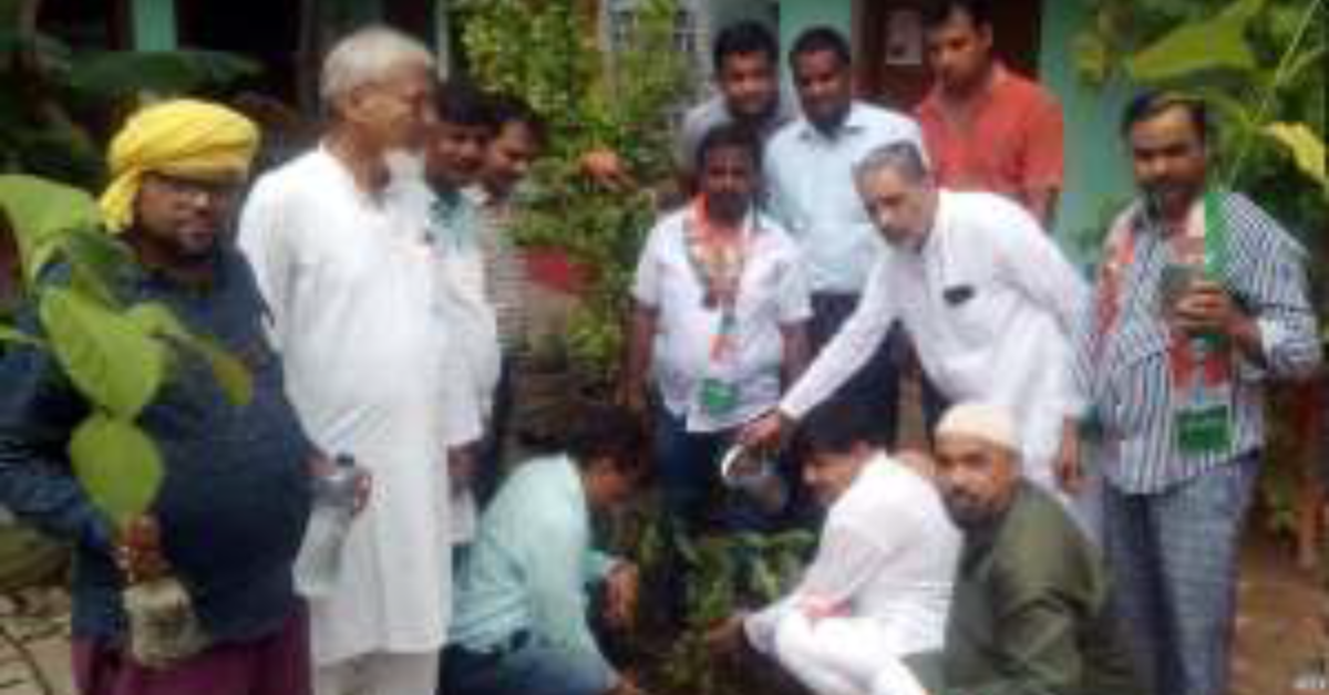 राजीव गांधी वृक्षारोपण अभियान का आगाज