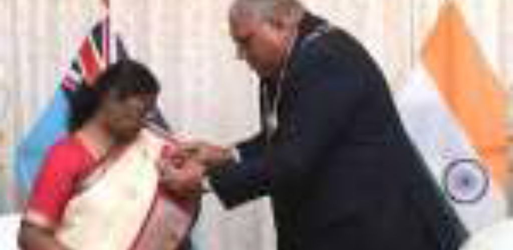 राष्ट्रपति द्रौपदी मुर्मू फिजी के सर्वोच्च नागरिक पुरस्कार से सम्मानित