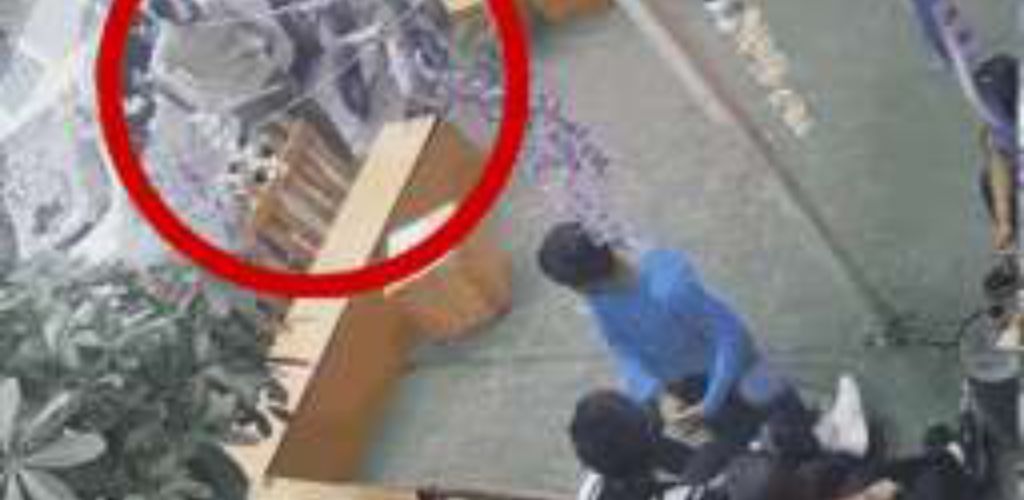 कानपुर पुलिस के झूठ को बेनकाब करने वाला सीसीटीवी