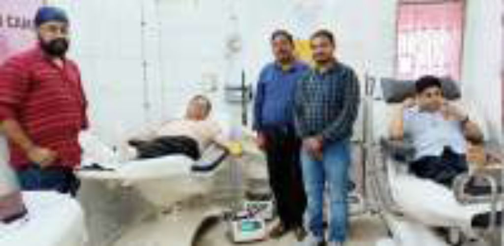 काकोरी कांड की बरसी परलगा रक्तदान शिविर