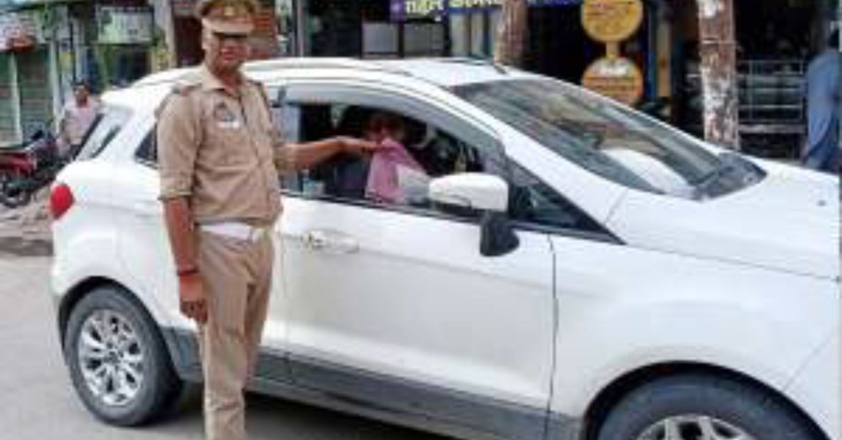 यातायात पुलिस ने चलाया जागरूकता अभियान