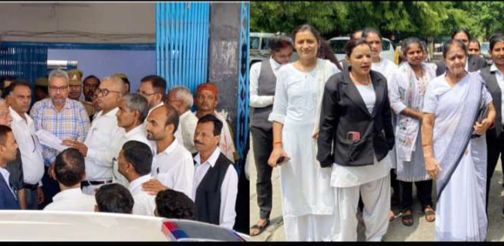 कासगंज में महिला अधिवक्ता की नृसंश हत्या पर हल्ला बोल