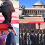 इंडोनेशियाई राष्ट्रपति का राष्ट्रपति भवन में पारंपरिक स्वागत